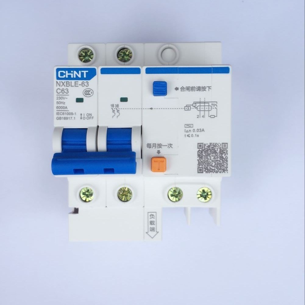 Zhengtai เบรกเกอร์รั่ว NXBLE-32 2P C32A 25A 20A 16A 10A
