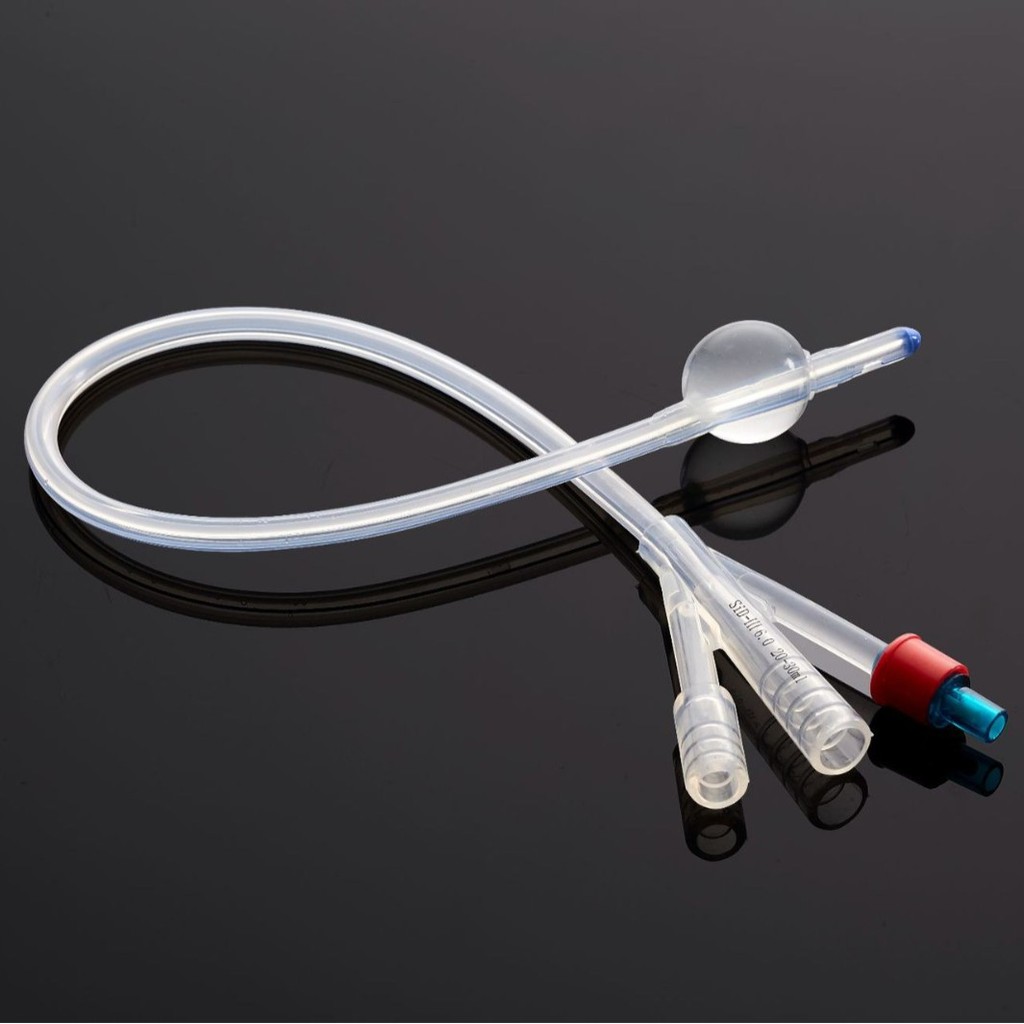 Catheter Dual Calibre 12Fr Catheter ใช้แบบใช้แล้วทิ้งซิลิโคน Catheter 6-24Fr