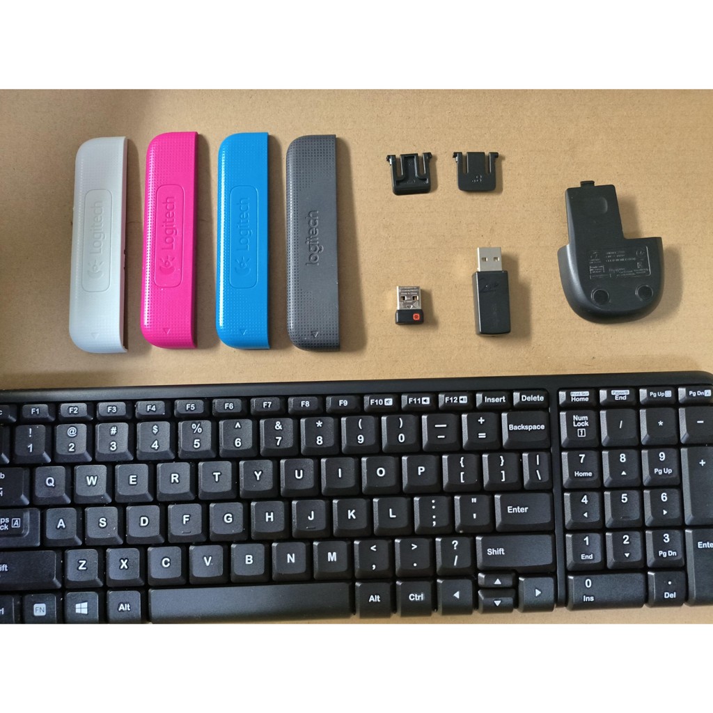 Logitech Mk220 K230M150 เมาส์คีย์บอร์ดอุปกรณ์เสริมปุ่มกดสนับสนุนพินแบตเตอรี่ฝาครอบด้านหลังซ่อมตัวรับ