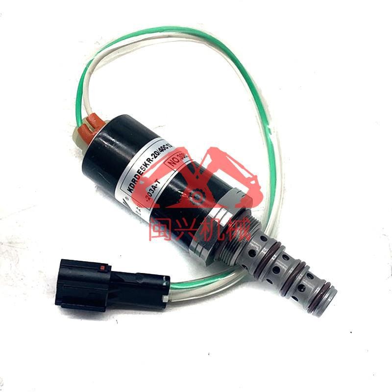 เหมาะสําหรับ Sumikko SH210240350A3-5 ปั๊มไฮดรอลิกขนาดโซลินอยด์วาล์ว 40C13-203A Keith 210B