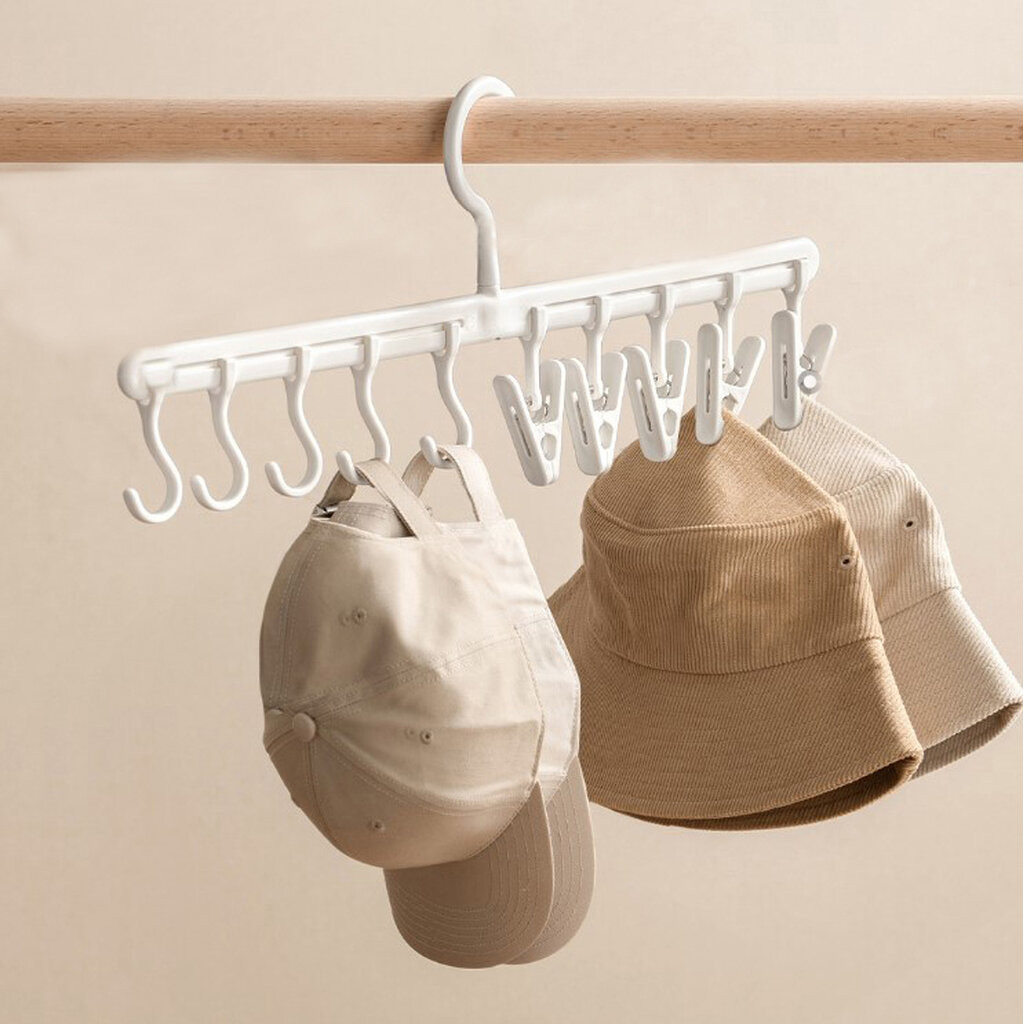 Omocha | Hat hanging multi-clip hanger ที่แขวนเก็บหมวก ที่แขวนหมวก