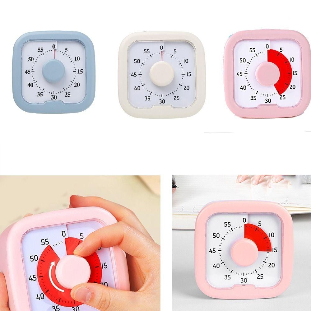 STELLARLINX Visual Timer, 60-Minute พร้อมขาตั้งจับเวลานับถอยหลัง,MultiFunctional Self-discipline Loud Time Management ห้องครัวทําอาหารจับเวลาห้องอ่านหนังสือ ราคา ถูกที่สุด ดีลบีเคเค แกลเลอรีภาพที่ 3