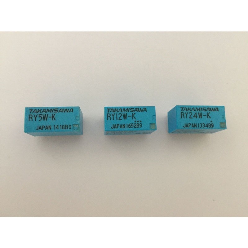 ⁂10pcs TAKAMISAWA RY5W-K RY12W-K RY24W-K 5/12/24V DPDT Signal Relay