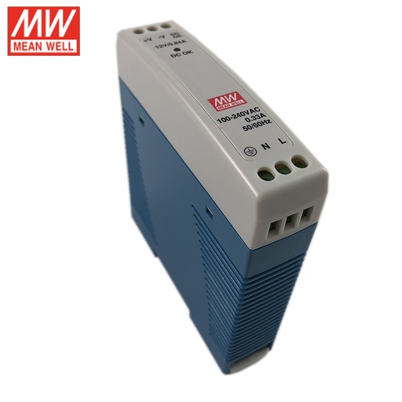 Mean Well MDR-10-5 แหล่งจ่ายไฟ DIN Rail