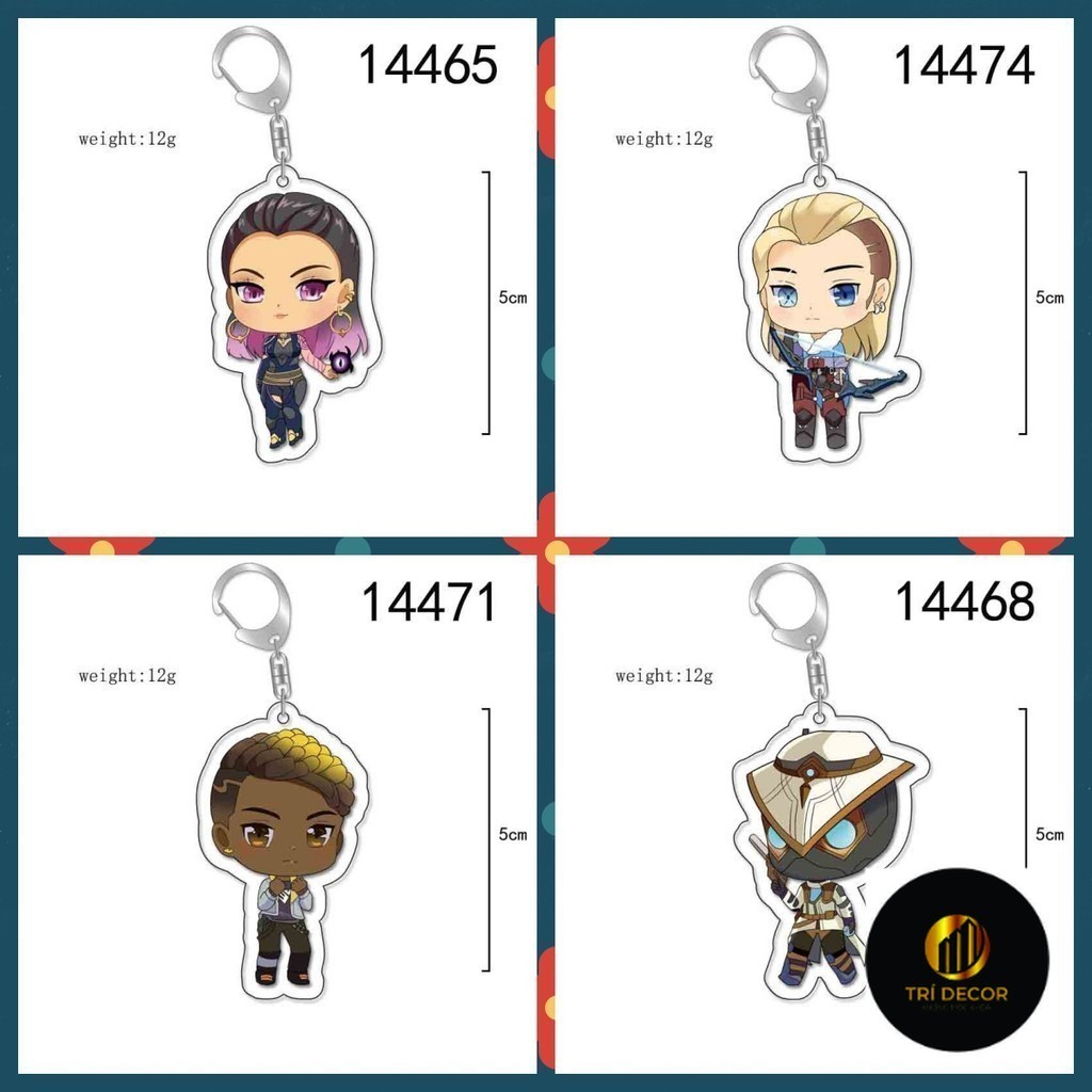 พวงกุญแจ, Standee, ภาพวาดแก้ว Valorant น่ารักการ์ตูน Jett Reyna Neon อะนิเมะโต๊ะศึกษาตกแต่ง