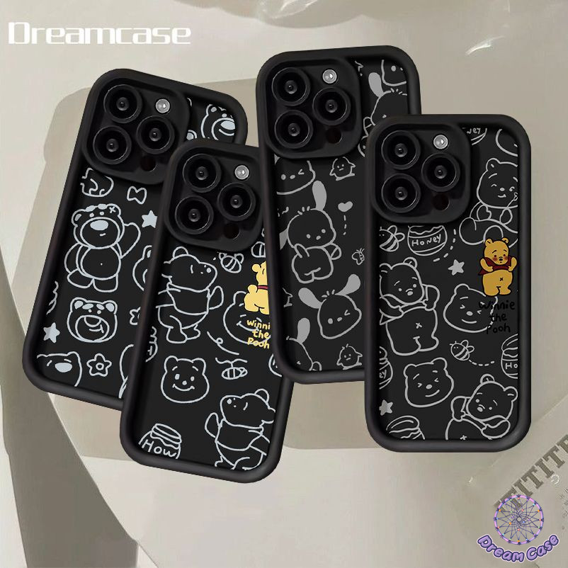พี่วินนี่ลอตโซ่ตลก ๆเคสอ่อนสำหรับ Oppo A78 A18 A38 A33 A57 A53 A3s A12 A16 A5s A58 A7 A35 A17 A77 A15 A54