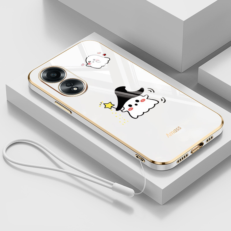 ปลอกสําหรับoppo A18 A38 A58 A78 4G 5G A58Xการ์ตูนสัตว์รูปแบบกันกระแทกนุ่มโทรศัพท์ป้องกันกรณี
