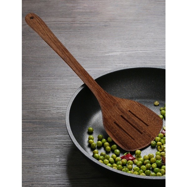 pw639shop ADAMAS ตะหลิวกรองไม้ 9x34ซม. MOKU