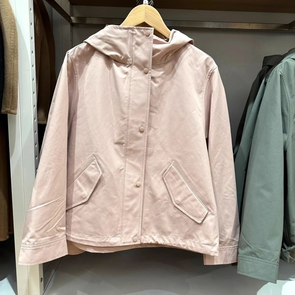 [ชั่วโมงการจัดส่ง] ยู บ้านผู้หญิงฤดูใบไม้ผลิบอลสไตล์ฤดูกาลแจ็คเก็ตคลุมด้วยผ้าแจ็คเก็ตผู้หญิงสบายๆกลางแจ้ง ชุดทํางาน กันน้ําเสื้อผ้าเดินป่าผู465467