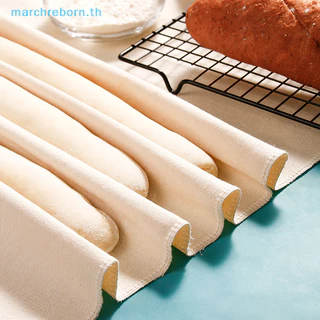 # เครื่องมือบ้านใหม่ # ผ้าหมักแป้ง Bakers Pans Bakers Dough Shelfee ผ้าฝ้ายแท้ 100% Pastry Proofing Cloth Baking French Bread Baguettes ก้อน