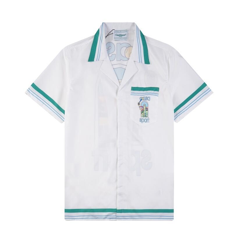 9752 casa เสื้อเบลาส์คู่รักแฟชั่นแขนสั้น