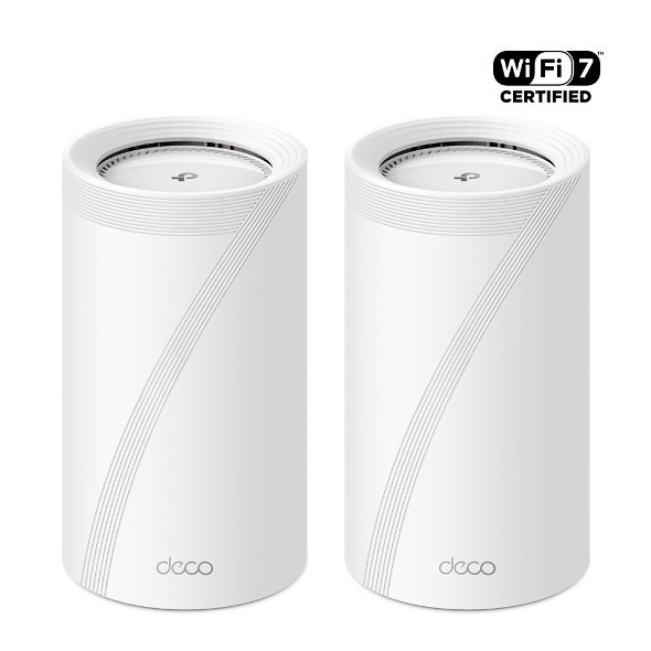 TP-LINK DECO BE85 BE22000 PACK 2 Tri-Band Whole Home Mesh WiFi 7 System
