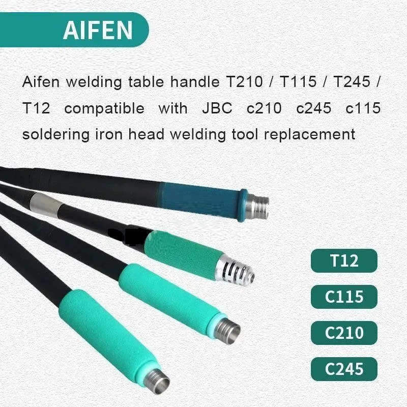 T115 T210 T245 การบัดกรีสําหรับ JBC Aixun Sugon Aifen A9/ A9 Pro/ T26D สถานีควบคุมจับ 115 210 245 เค