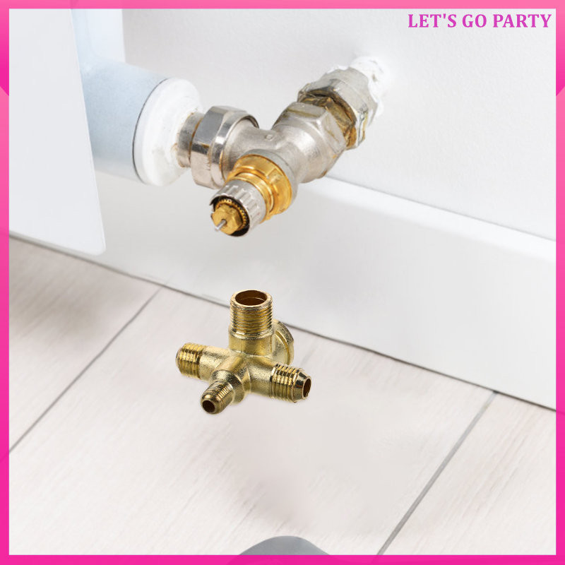 Double Tube One Way Valve ทนทาน สำหรับ Air Compressor Check Valve เกลียว Non Return ข้อต่อระบบลม เครื่องมือ อะไหล่ความปลอดภัยด้านแรงดัน