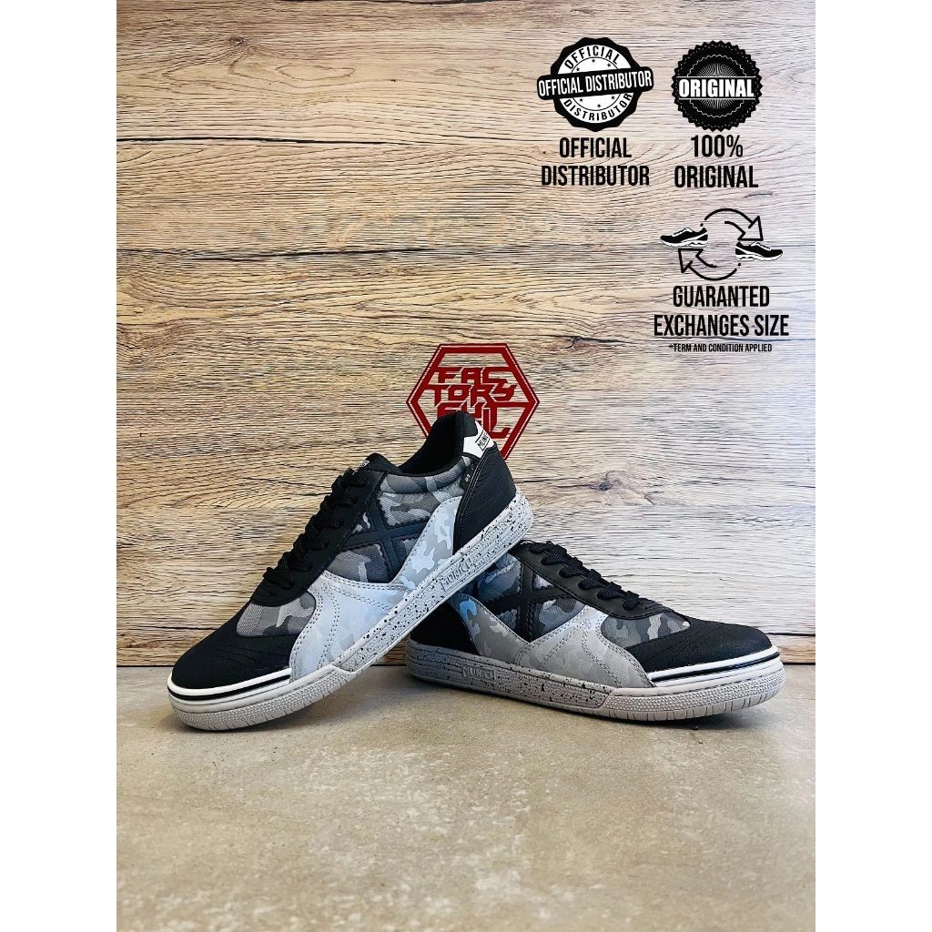 MUNICH XM-G3 INDOOR 327 (สีดํา/GREY) รองเท้า FUTSAL