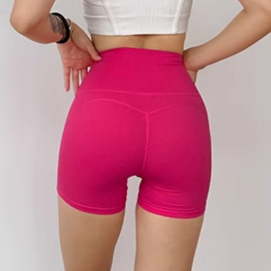 LASYYOGASports กางเกงขาสั้นวิ่งกางเกงขาสั้นโยคะออกกําลังกายกางเกงขายาวสําหรับยิมฟิตเนส