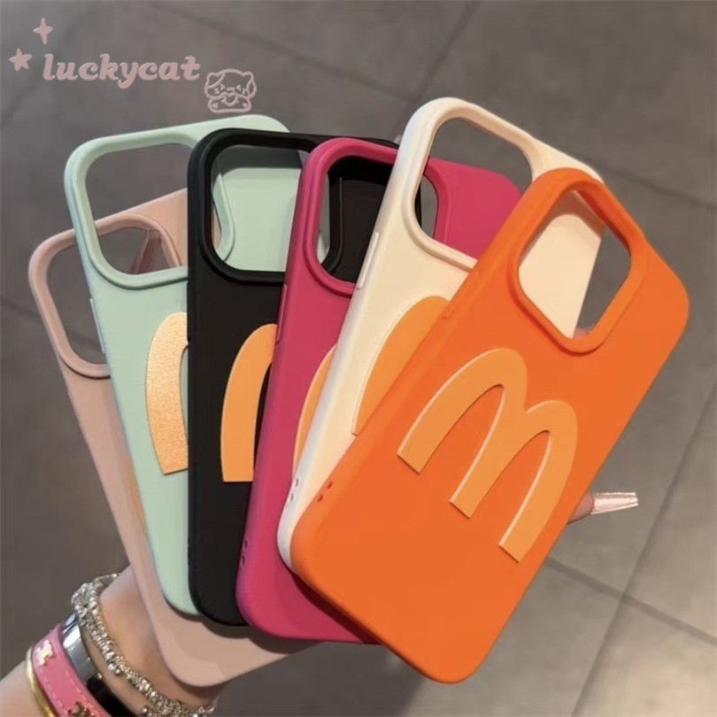Iphone 15 14 13 12 11 Pro Max X Xr Xs Maxเคสโทรศัพท์3D DIY Simpleที่โดดเด่นCreative Maimen Mหนังนุ่มฝาครอบโทรศัพท์