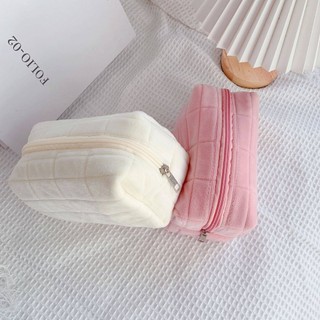 กระเป๋าเครื่องสำอาง  สีน่ารักพาสเทล  กระเป๋าดินสอ สำหรับนักเรียน พร้อมส่ง