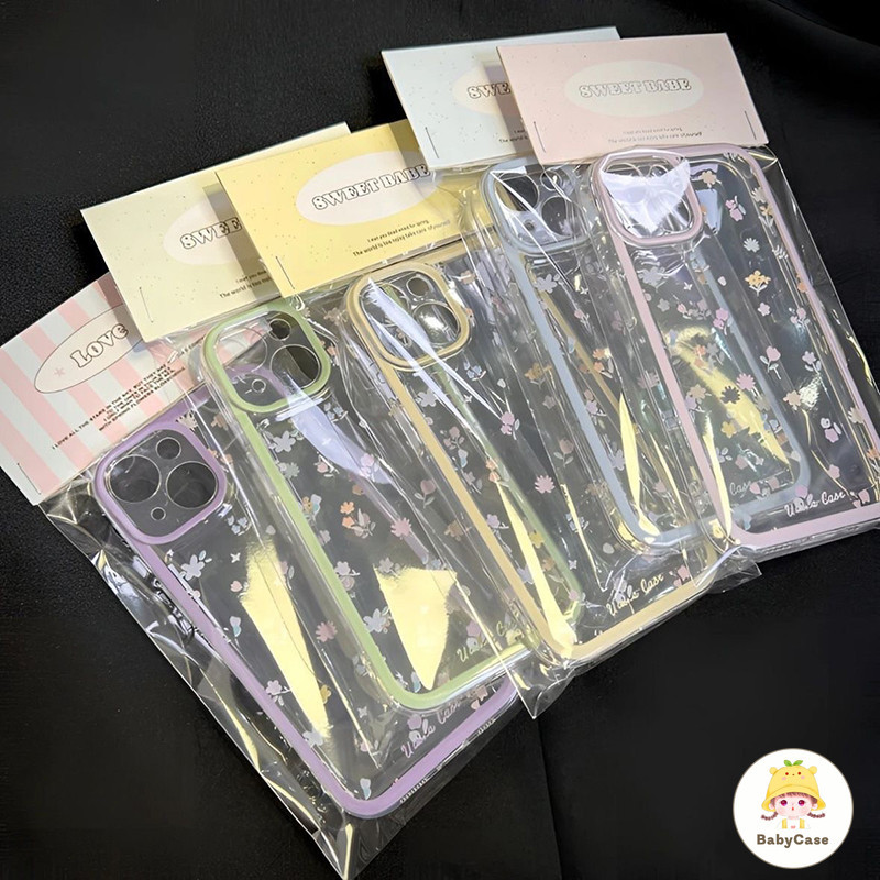ลวดลายดอกไม้หวานฤดูร้อนสด เคส Samsung A03 A23 A14 A15 A54 A34 A05S A24 A32 A05 A13 A12 A04 A51 A50 A53 A33 A20 A04 A30