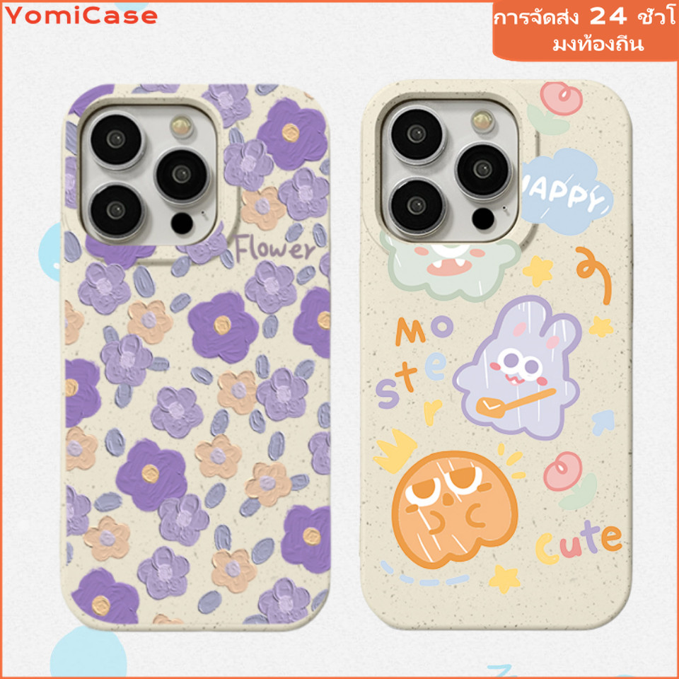 Cute Monster เคส Oppo A38 A54 A15 A18 A7 A17K A53 A33 A16K A35 A57 A77 A3s A12e A9 A58 Reno10 คดีโอปโป