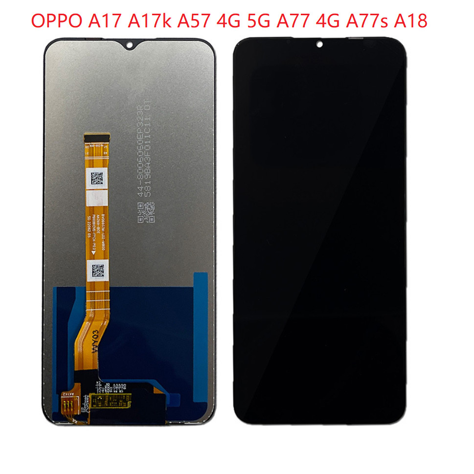 หน้าจอ OPPO A17 A17k จอพร้อมทัชสกรีน จอ+ทัช lcd display for A57 4G 5G Touch A77 4G A77s A18 อะไหล่มื