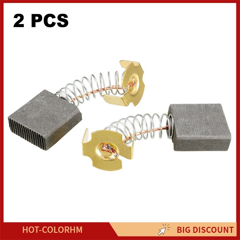 [COLORHM]แปรงคาร์บอน 2 ชิ้นสําหรับมอเตอร์ไฟฟ้า 18 มม. x 17 x 7 มม. อะไหล่ทดแทน