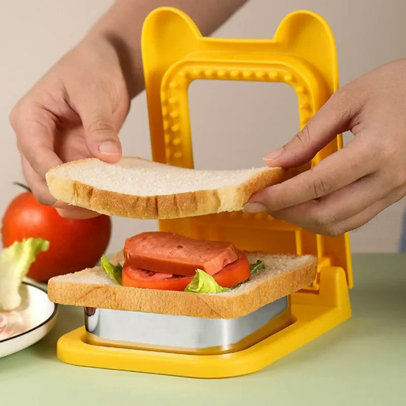 Breakfast Sandwich Maker Bread Mold Toast Bread Cutting Die  Sandwich Cookie Cutter Breakfast Desser