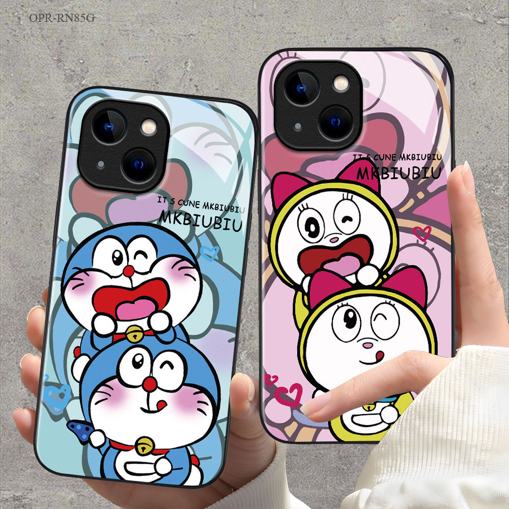 OPPO Reno 8 8Z 7 7Z 6Z 6 5 4 2F F11 F9 F7 F5 Pro Youth 4G 5G เคสออปโป้ Hat Boy Glass Case BL