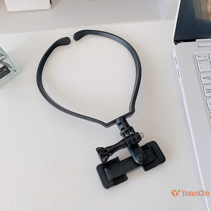 Yosunchoker] แฮนด์ฟรีสวมใส่คอ Lazy ขาตั้งโทรศัพท์ Universal แขวนสําหรับ IPhone 15ProMax Samsung GoPro Dock Station ใหม่