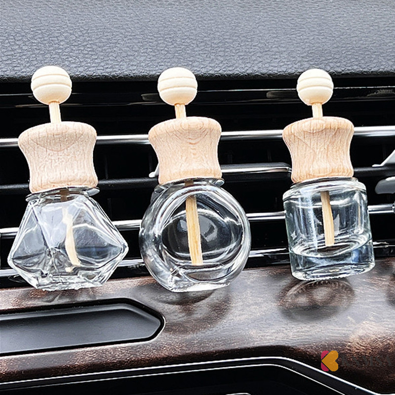 Knmsa] Air Freshener เครื่องประดับแต่งหน้า Vent ขวดแก้วเปล่าตกแต่งขวดแก้วเดิมสนคอเต่าเดิมไม่เป็นไร