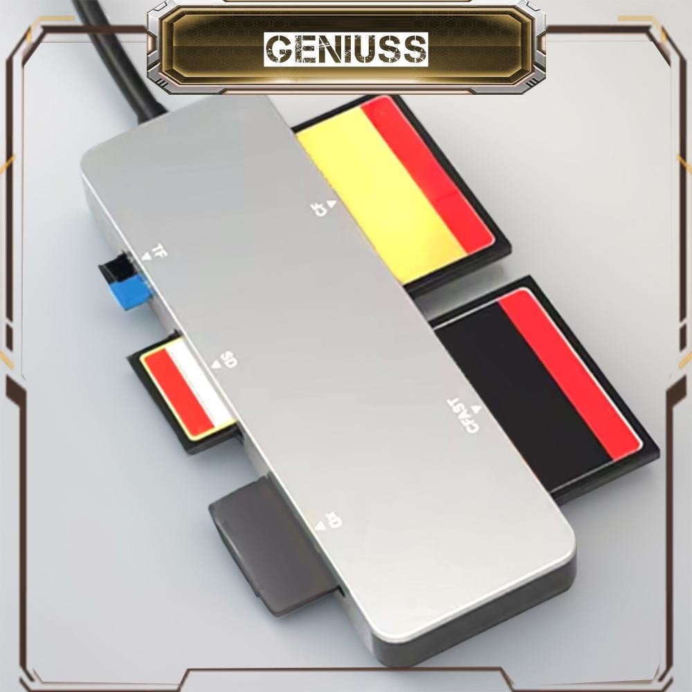 [geniuss.th] 5 In 1 All In One Card Reader 5Gbps อะแดปเตอร์การ์ดหน่วยความจํา รองรับ CFast/XD/CF/SD/TF