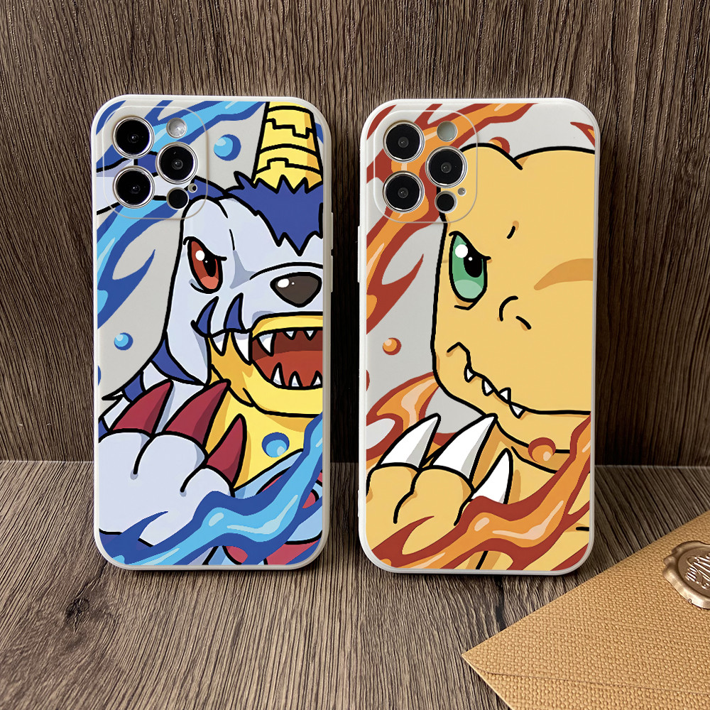 Digimon ผจญภัย Agumon Gabumon เคสโทรศัพท์สําหรับ Vivo Y95 Y51 Y50 Y36 Y35 Y27 Y22 Y21 Y20 Y19 Y17s Y