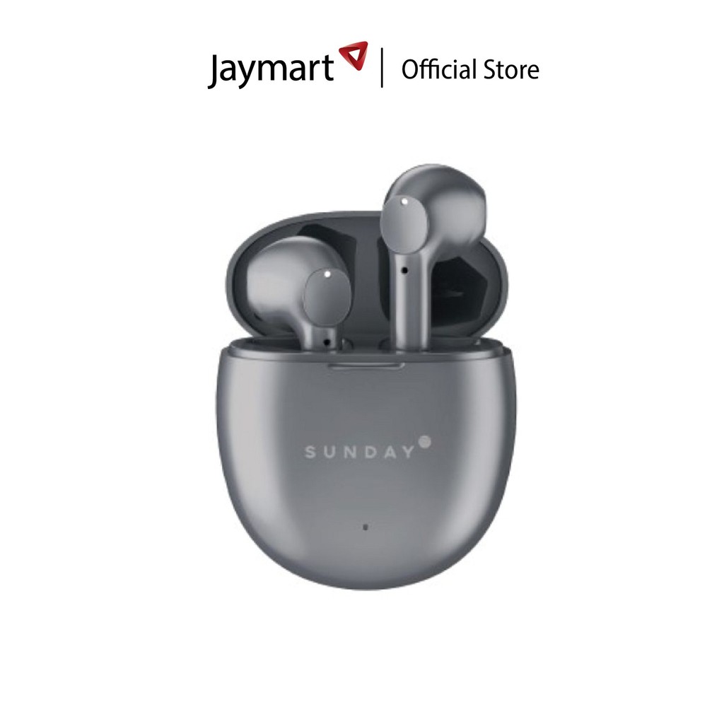 หูฟัง Sunday Metallic Grey TWS (รับประกัน 6 เดือน) By Jaymart