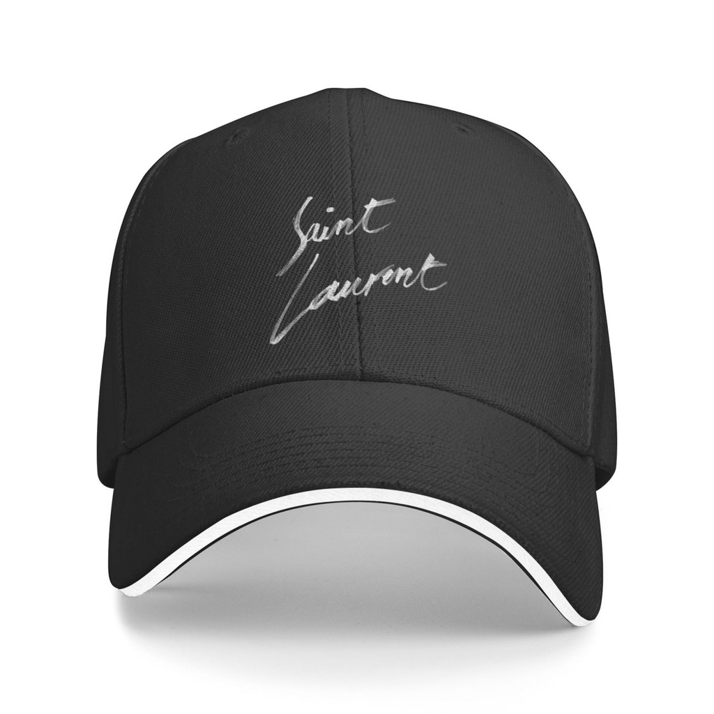 Saint Laurent Signature Logo Novelty Cool Baseball Cap