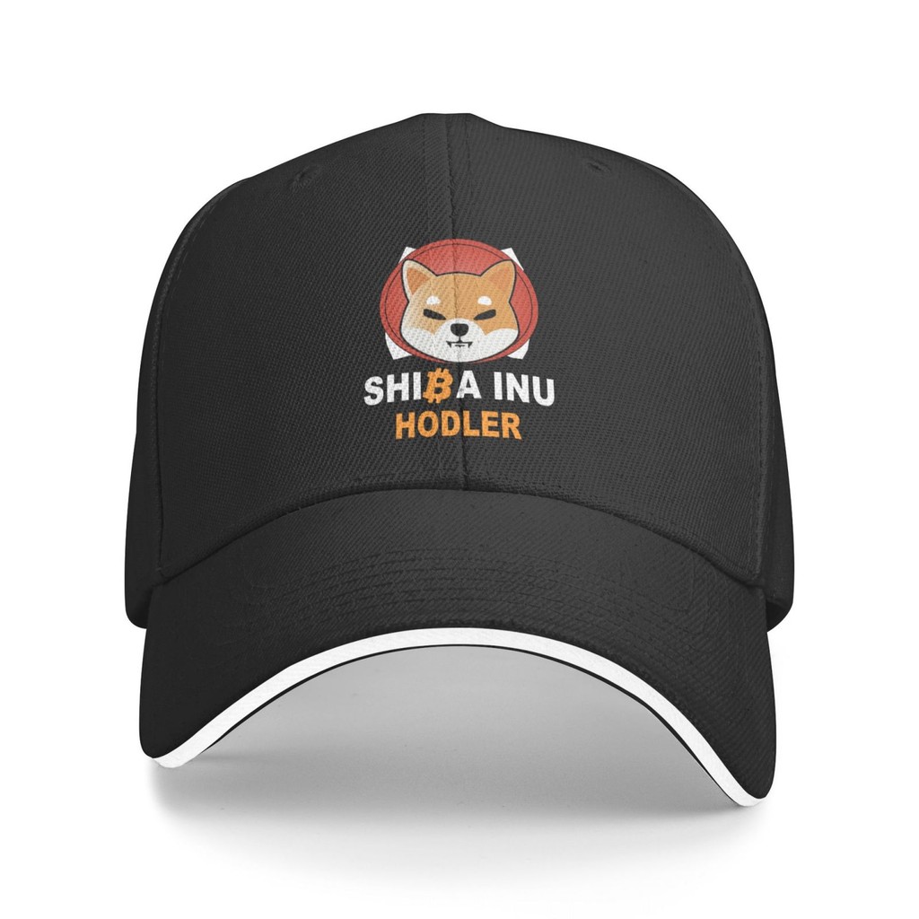 แฟชั่น หมวกเบสบอลผ้าฝ้าย 100% Shiba Inu Token Crypto Coin Cryptocurrency Hodler