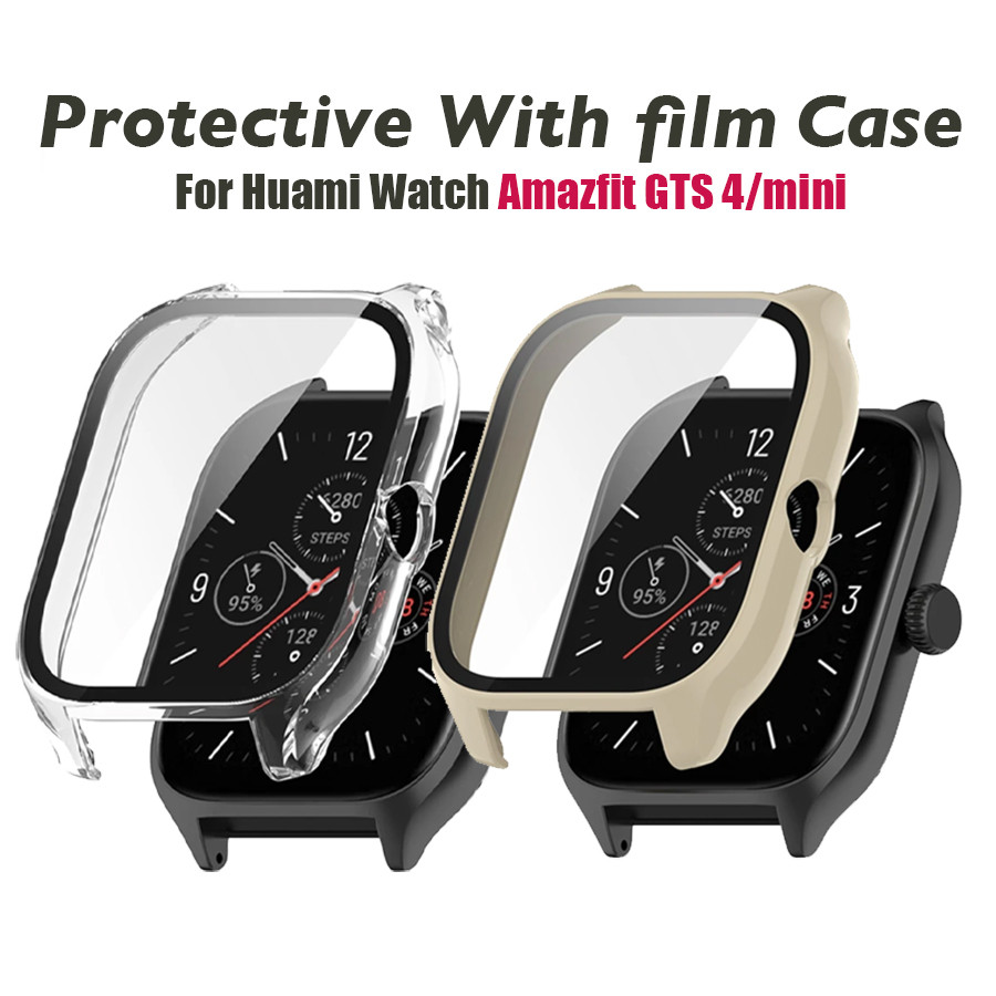 เคสพีซีป้องกันสําหรับ Amazfit GTS 4 สมาร์ทวอทช์กันชนป้องกันหน้าจอสําหรับ Huami Amazfit GTS4 GTS4 Min