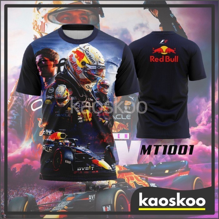 เสื้อยืด Formula 1 Redbull Racing Max Verstappen K02