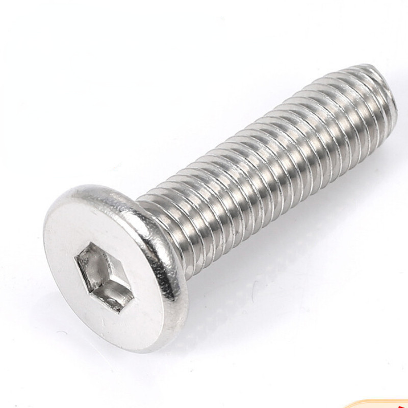 [NXY] 304 สแตนเลสหัวแบนบางหกเหลี่ยมซ็อกเก็ตสกรูหัวแบนหัวใหญ่สกรูหัวแบน CM ทั้งหมด M5/M6/M8/M10/M12 - รูปที่ 2