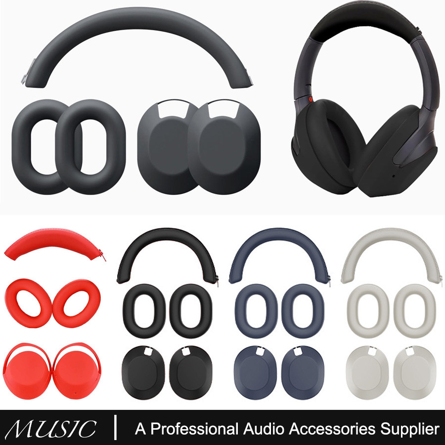 3 ชิ้น/เซ็ตซิลิโคนแผ่นรองหูฟังสําหรับ Sony WH-1000XM5 หูฟัง, สําหรับ Xm5 อุปกรณ์เสริมซิลิโคนนุ่มผิว Protector