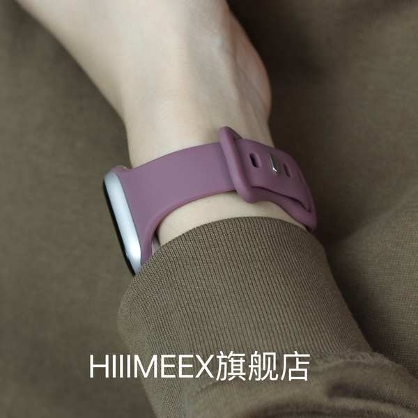 สาย applewatch HIIIMEEX [รุ่นอย่างเป็นทางการ] ใช้ได้กับ Apple watch หัวเข็มขัดผีเสื้อ 8 สาย Apple Wa