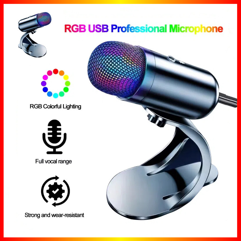 【จัดส่งจากกรุงเทพฯ】Xioami ไมค์ไลฟ์สด K6 ไมค์ USB MICROPHONE ไมค์คอม ไมโครโฟนตั้งโต๊ะ สตรีมมิ่ง