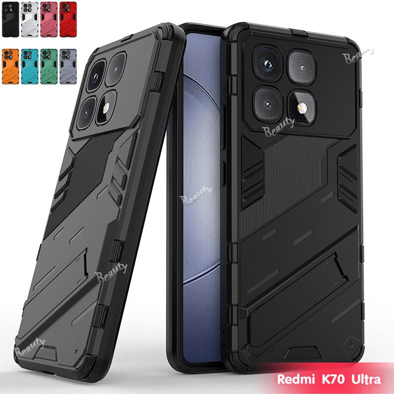 สําหรับredmi K70 Ultra 5Gกรณีเกราะกันกระแทกเคสโทรศัพท์แม่เหล็กสําหรับXiaomi Redmi K70Ultra K 70 Ultr