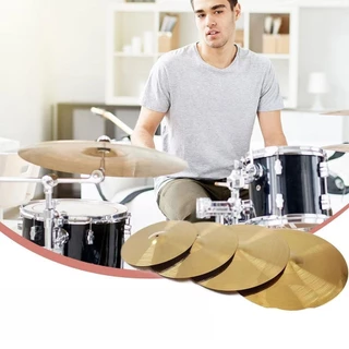 IOEFSGF69 ฉาบ, 6/8/10/12 นิ้วเครื่องเพอร์คัชชัน Splash Crash Hi-Hat Cymbal, กลองชุด Cymbal กลองอะไหล่ทองเหลืองแจ๊สกลอง Cymbal