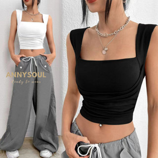 เสื้อสายเดี่ยวสีพื้น ดีไซน์เข้ารูปและสามารถใส่เป็นชั้นใน