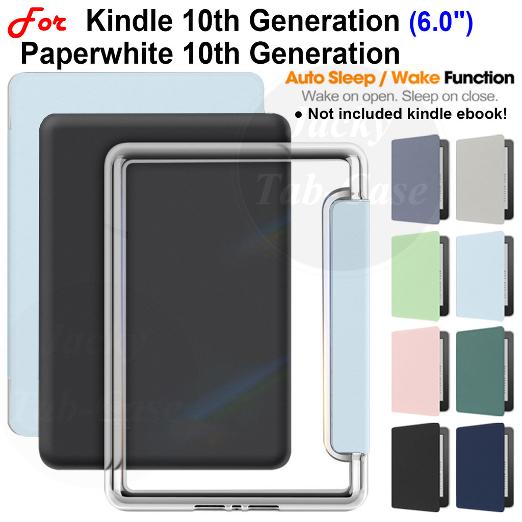 สําหรับ Kindle 10th Generation/Paperwhite 4 (10th Gen) KPW4 6" แฟชั่นอะคริลิคฝาครอบสมาร์ท Sleep Wake