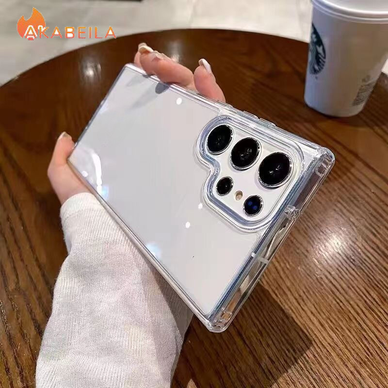 For SamSung A17 A07 Case S25 Ultra A06 A05s A35 A36 A56 S24 Fe เคสซัมซุง A55 A54 S24 Ultra A53 ​​​​A15 A34 กรณีโปร่งใส