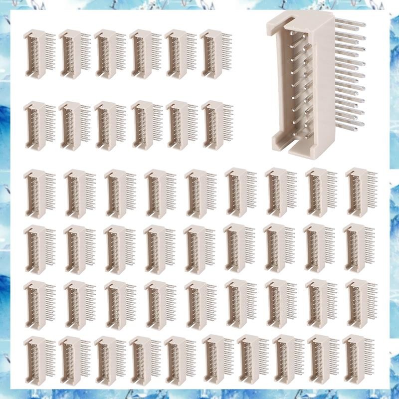 [ ] 50 ชิ้น BTC BCH ZEC Miner Connector 2X9P ชายซ็อกเก็ตโค้ง Pin เหมาะสําหรับ Asic Miner Antminer S9