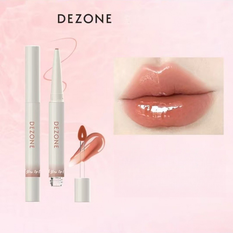 DEZONE ลิปกลอส ลิปไลเนอร์ กระจกกลอส ไม่ติดถ้วย
