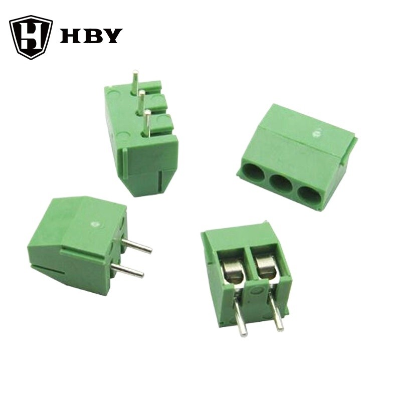 10pcs KF350 3.5 มม.สกรู Terminal Connector 2P 3P สีเขียว PCB Terminal Block สามารถ spliced