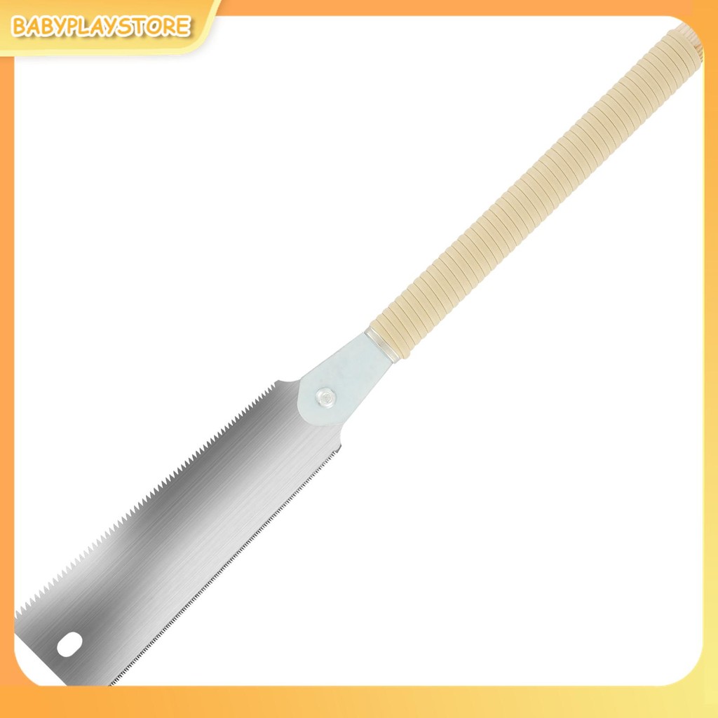 เลื่อยมือญี่ปุ่น 9.3 นิ้ว SK5 เหล็กคาร์บอนสูง Double Edged Hand Saw Incisive Hand Pull Saw 10/17 TPI